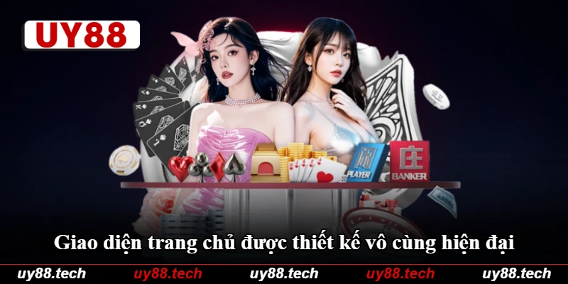 Giao diện trang chủ được thiết kế vô cùng hiện đại Giao diện trang chủ được thiết kế vô cùng hiện đại